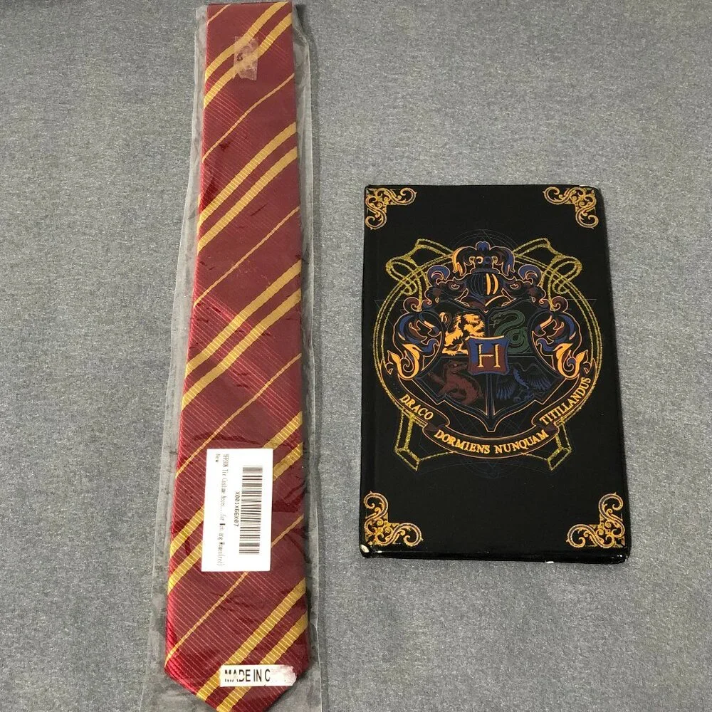 Hogwarts School Of Witchcrafts And Wizardly Note Book and uniform Tie